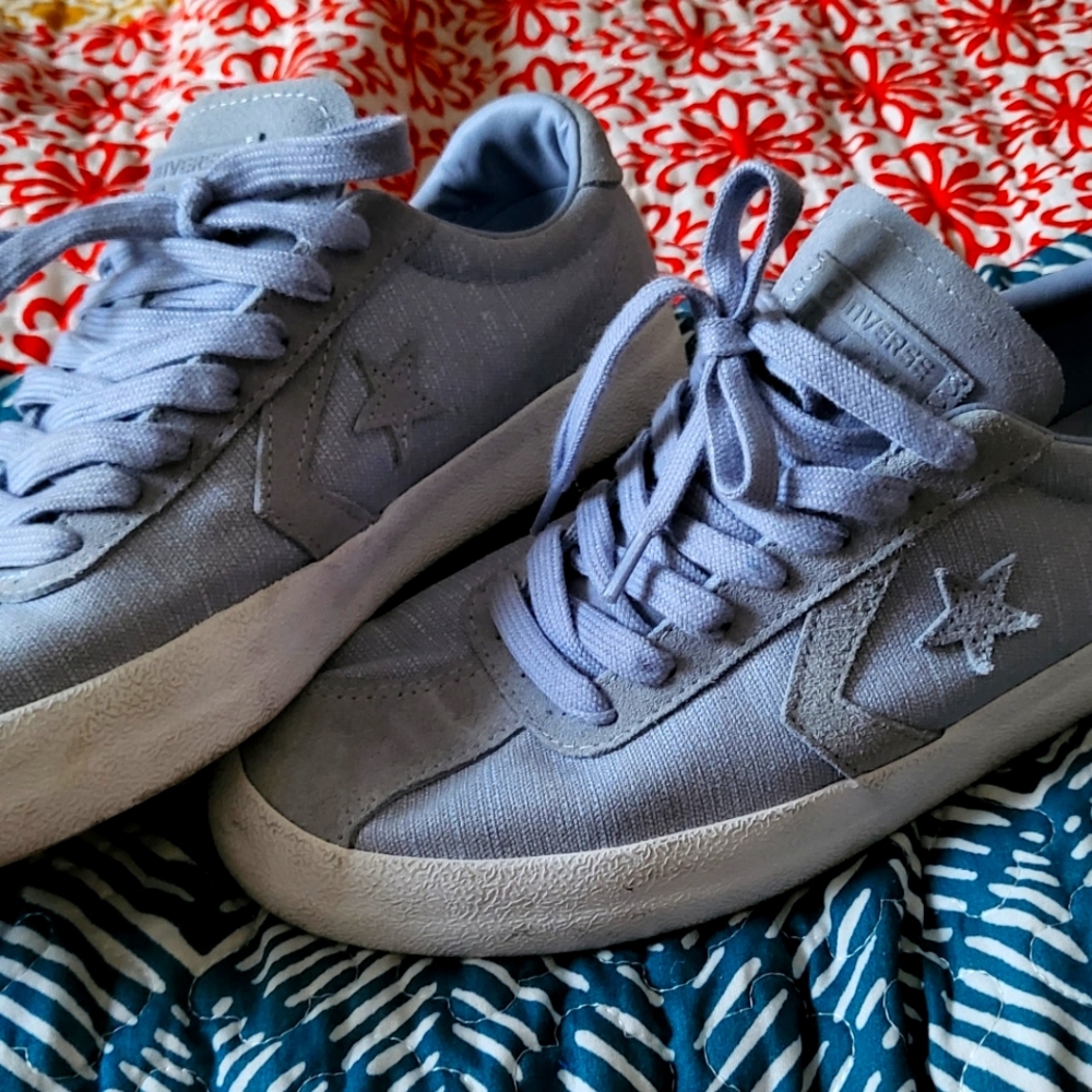 Swade / canvas baby Blue low top convers